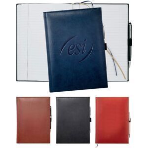 Positive Promotions 20 Hard Cover Bound Journals With FSC® Mixed Paper - Debossed Personalization Available