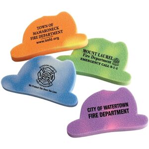Positive Promotions 288 Mood Die-Cut Fire Hat Erasers - Personalization Available