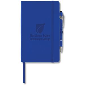 Positive Promotions 10 CORE365 Soft Cover Journal and Stylus Pen Sets - Personalization Available