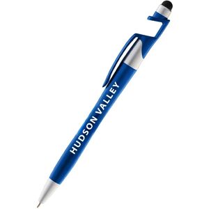 Positive Promotions 250 Phone Holder Plastic Ballpoint Stylus Pens - One-Color Personalization Available