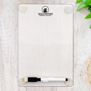 Positive Promotions 75 Clear Dry-Erase Board With Adhesive Back 9" - One-Color Personalization Available