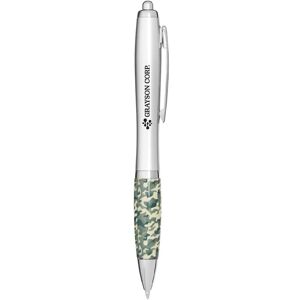 Positive Promotions 75 Camo Print Ballpoint Curve Plastic Pens - One-Color Personalization Available