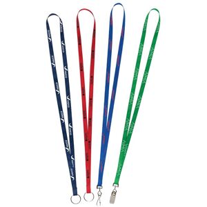 Positive Promotions 100 3/8" Value Breakaway Lanyards - One-Color Personalization Available