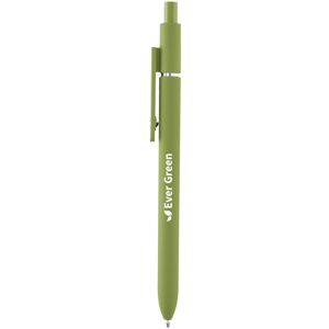 Positive Promotions 250 Smooth Touch Recycled Plunger Pens - One-Color Personalization Available