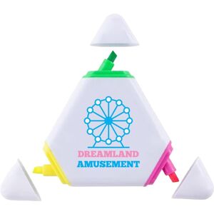 Positive Promotions 150 Triangular Shaped Multi-Color Lights - Personalization Available