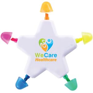 Positive Promotions 150 Star Shaped Multi-Color Lights - Personalization Available