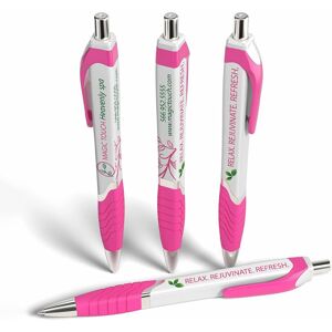 Positive Promotions 200 Dart Squared Retractable Soft Grip Pens - Full-Color Personalization Available