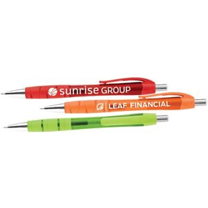 Positive Promotions 250 Piper rPET Plunger Gel Ink Pens - One-Color Personalization Available