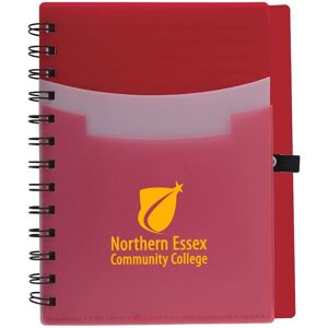 Positive Promotions 100 Tri-Pocket Spiral Books - Personalization Available