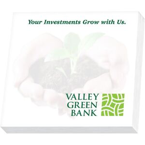 Positive Promotions 500 Souvenir® Sticky Note? 4" x 4" Pads (25 Sheets) - Full-Color Personalization Available