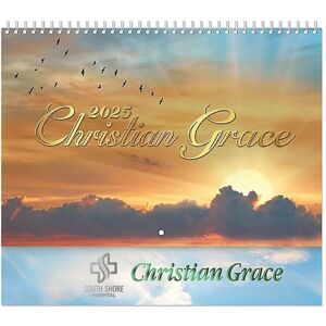 Positive Promotions 150 2026 Christian Grace Spiral Wall Calendars - Personalization Available