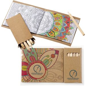 Positive Promotions 150 Coloring Book & 6-Color Pencil Sets - Personalization Available