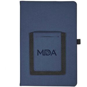 Positive Promotions 12 Roma Journals With Phone Pocket - Debossed Personalization Available