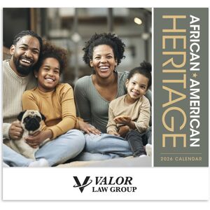 Positive Promotions 100 African-American Heritage: 2026 Family Appointment Stapled Wall Calendars - Personalization Available