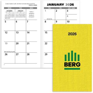 Positive Promotions 300 Value 2026 Monthly Pocket Planners - Full-Color Personalization Available