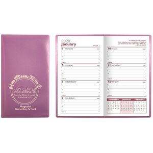 Positive Promotions 100 Translucent Vinyl 2026 Weekly Planners - Personalization Available