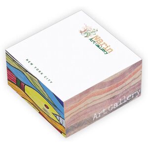 Positive Promotions 90 Souvenir® Sticky Note? 3" x 3" Cube - Full-Color Personalization Available