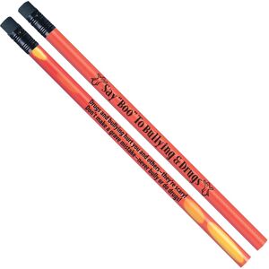 Positive Promotions Say "BOO" to Bullying & Drugs Heat-Sensitive Pencil - Pack of 100