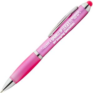 Positive Promotions 350 Leave a Sparkle of Hope Wherever You Go Azalea Stylus Pens - One-Color Personalization Available