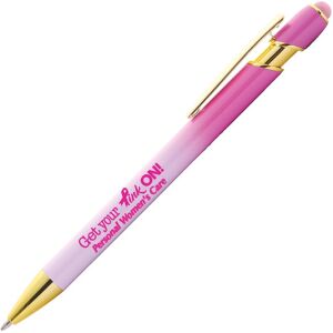 Positive Promotions 125 Get Your Pink On! Pink Ombré Stylus Pens - One-Color Personalization Available