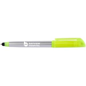 Positive Promotions 250 Trio 3-in-1 Highlighter Stylus Pens - One-Color Personalization Available