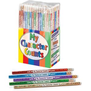 Positive Promotions My Character Counts Assorted Pencil Collection - Box of 150