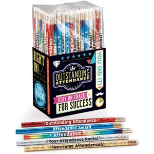 Positive Promotions Outstanding Attendance 150-Piece Pencil Collection