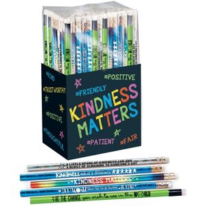 Positive Promotions Kindness Matters Pencil Collection - Box of 150