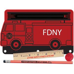 Positive Promotions 50 Firefighters Are My Friends 4-Pc. Pencil Pouch Gift Sets - Personalization Available
