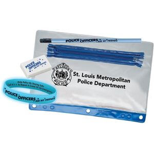 Positive Promotions 100 Police Officers Are My Friends Pencil Pouch Sets - Personalization Available