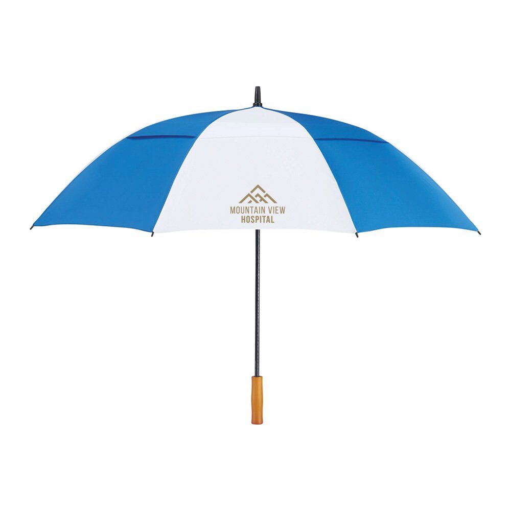 Positive Promotions 24 Recycled rPET Golf Umbrella 58" - Personalization Available