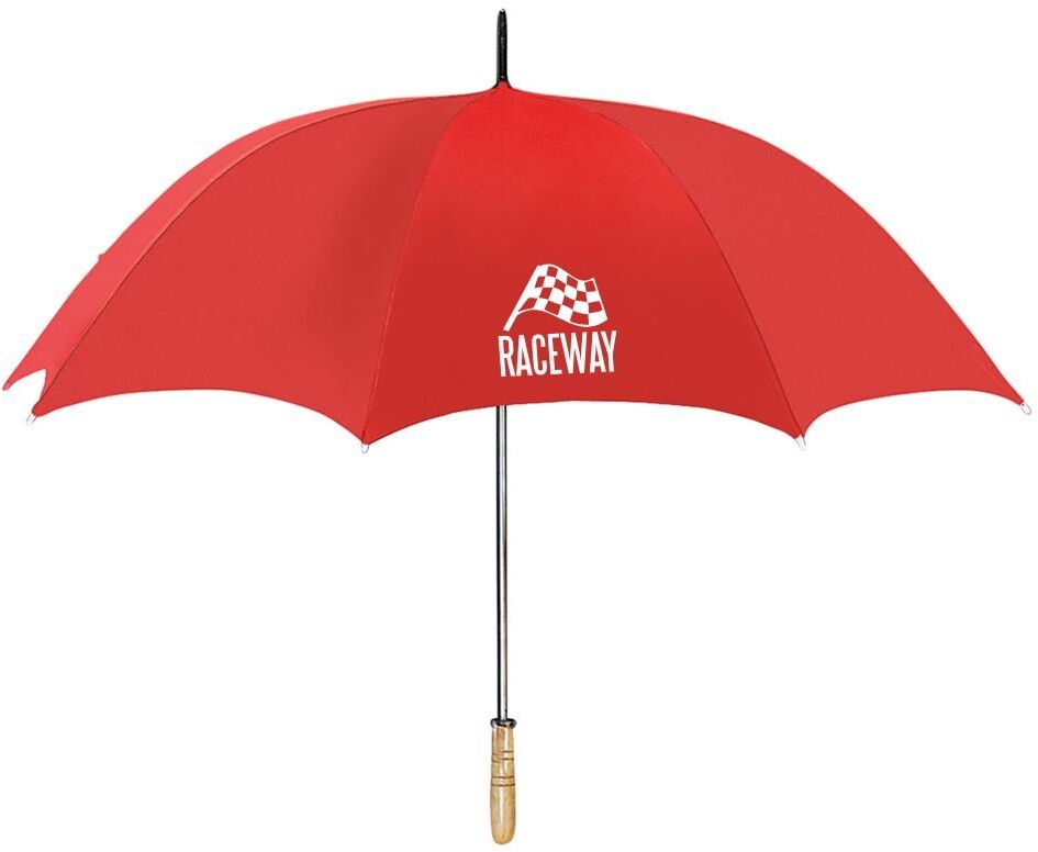 Positive Promotions 50 60" ARC Golf Umbrellas with 100% RPET Canopy-Personalization Available