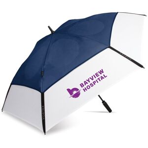 Positive Promotions 12 Shed Rain GoGo Recycled 62" rPET Vortex Golf Umbrellas - One-Color Personalization Available
