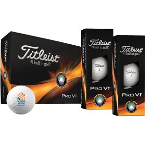 Positive Promotions 24 Titleist® Pro V1® White Golf Balls (Standard Service) - Box of 6 - Personalization Available
