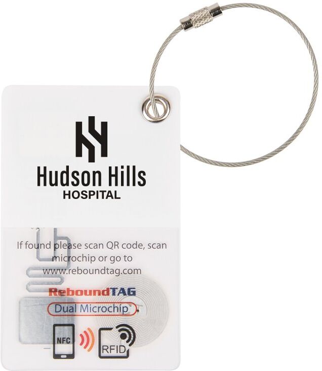 Positive Promotions 20 ReboundTag Smart Airport Luggage Tags with Micro Chip - Personalization Available