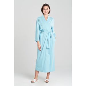 Natori Shangri-La TENCEL™ Wrap Robe, Women's, Blue, Silk, Size XS