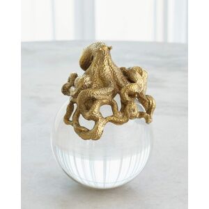 Global Views Octopus on Orb Sculpture