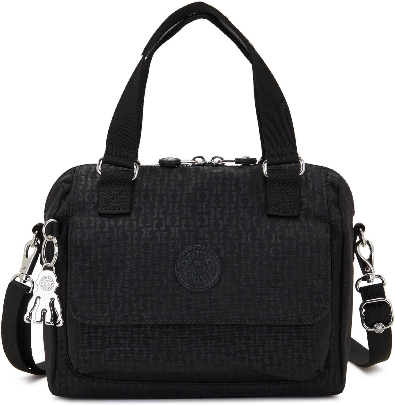 Kipling Zeva Printed Handbag Artisanal K Embossed