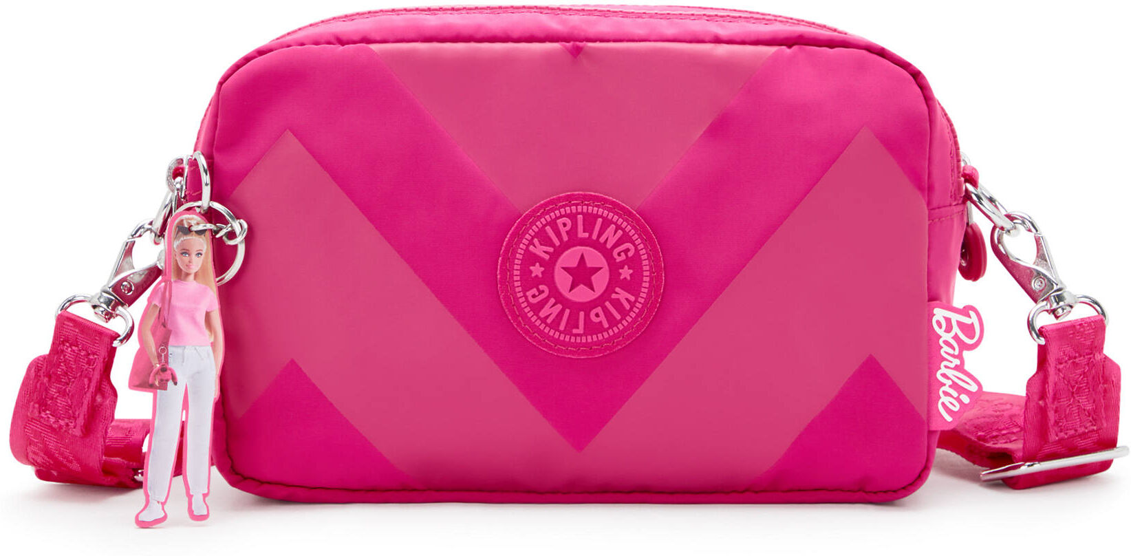 Kipling Milda Barbie Crossbody Bag Power Pink