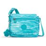 Kipling Sabian Printed Crossbody Mini Bag Aqua Pool