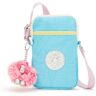 Kipling Tally Crossbody Phone Bag Blue Sea Mix