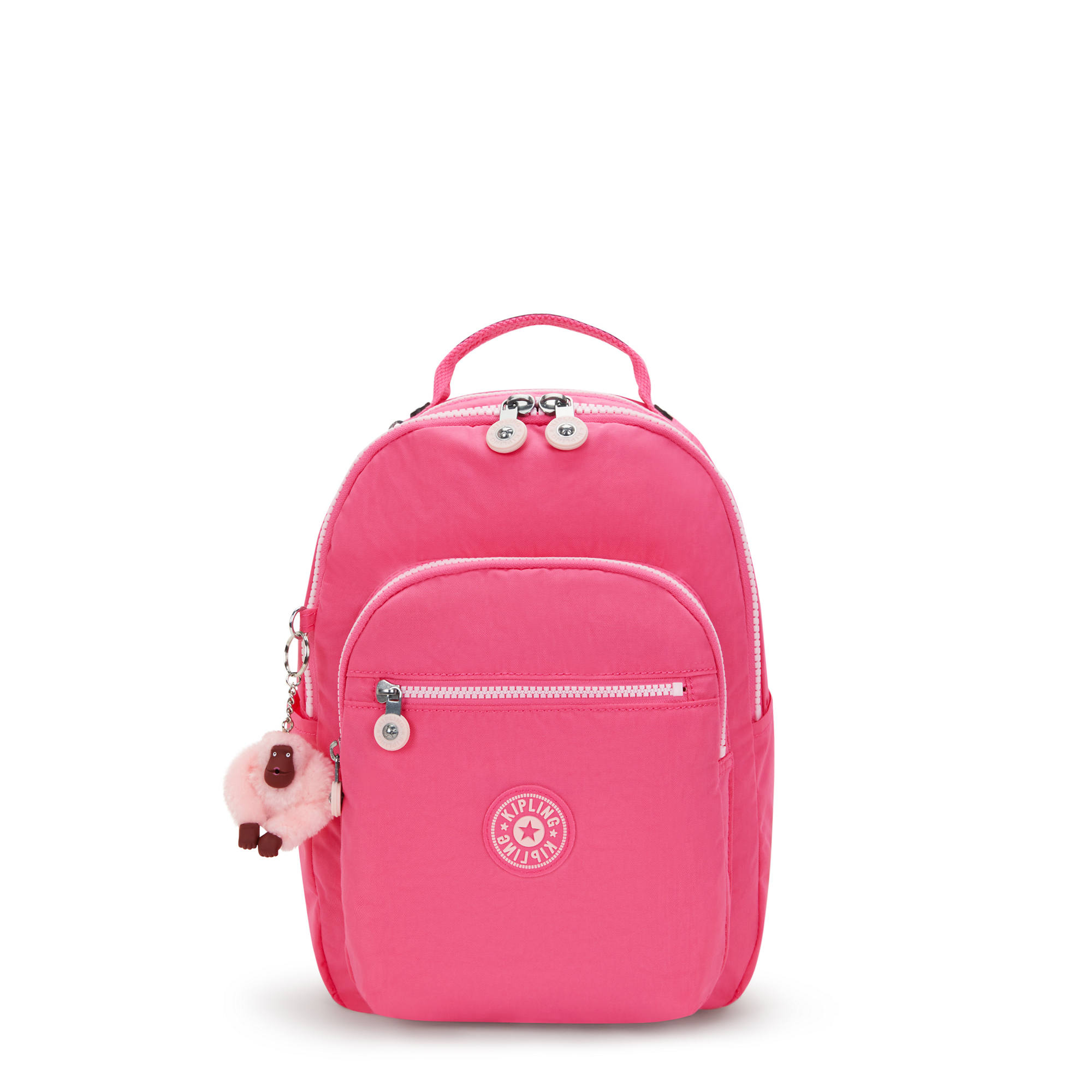 Kipling Seoul Small Tablet Backpack Happy Pink Combo