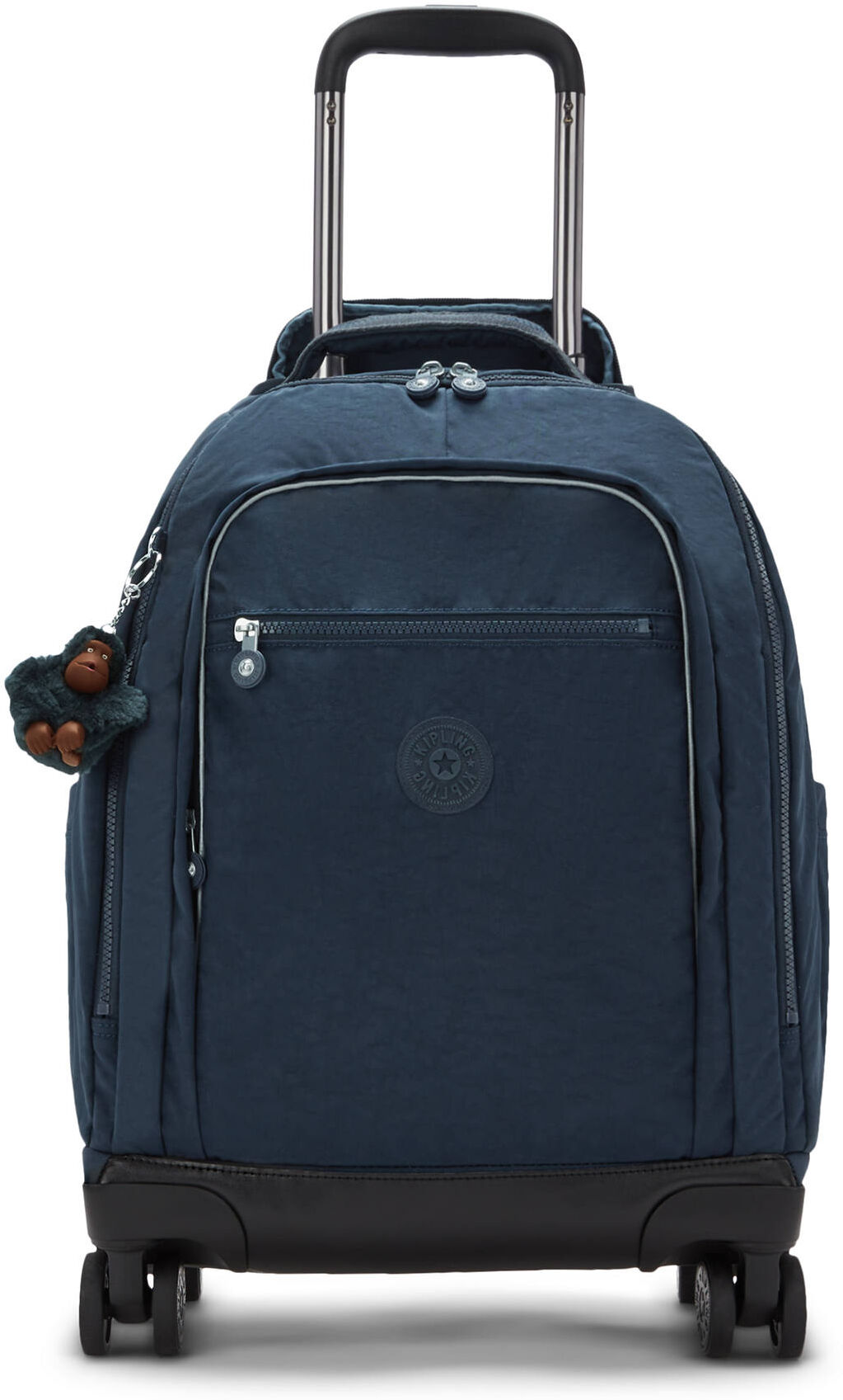 Kipling New Zea 15" Laptop Rolling Backpack True Blue Tonal