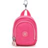 Kipling Seoul Mini Printed Keychain Happy Pink Combo