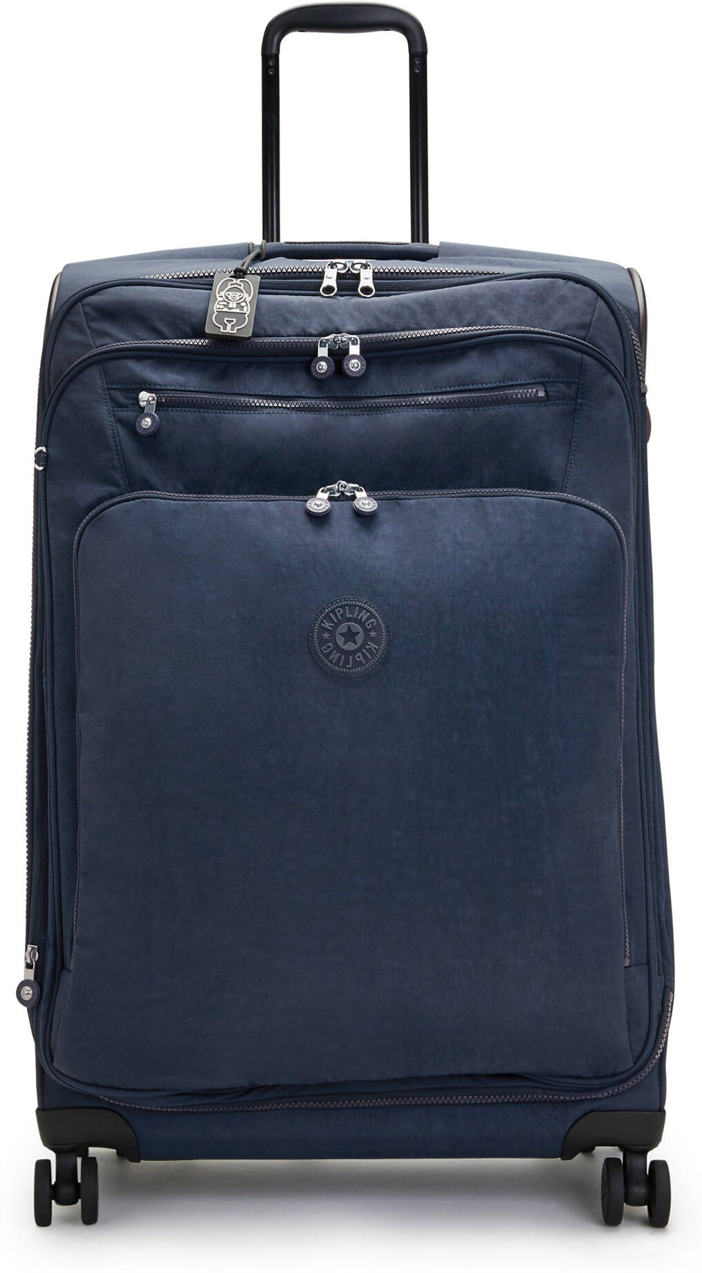 Kipling Youri Spin Large 4 Wheeled Rolling Luggage Blue Bleu 2