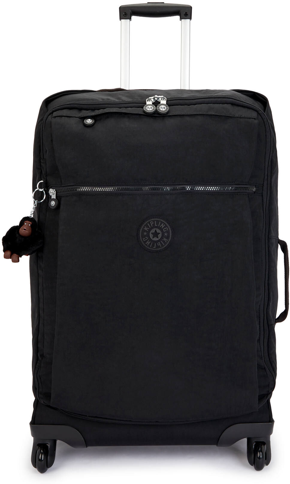 Kipling Darcey Medium Rolling Luggage Black Tonal Nylon