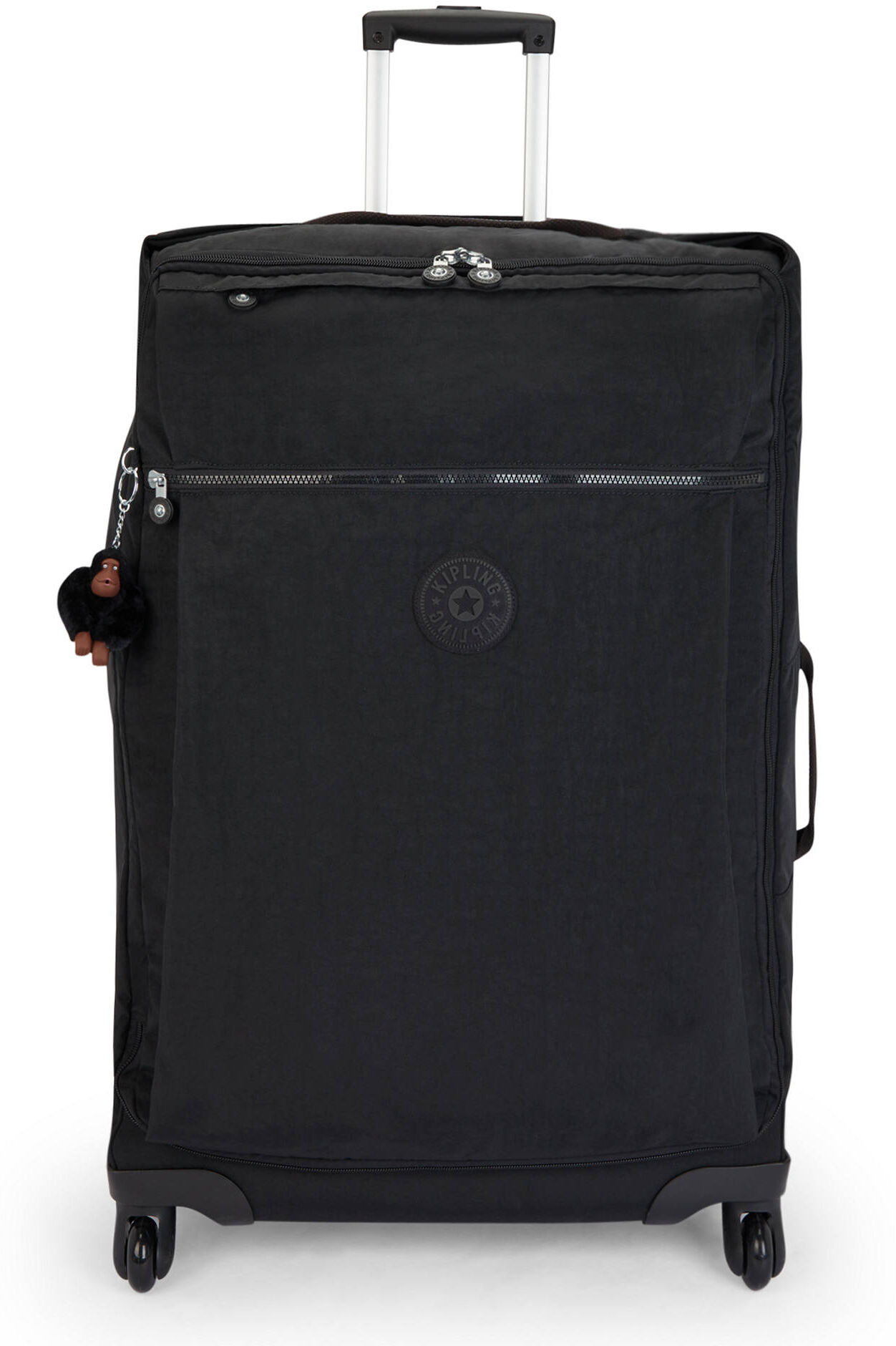 Kipling Darcey Large Rolling Luggage Black Tonal Nylon