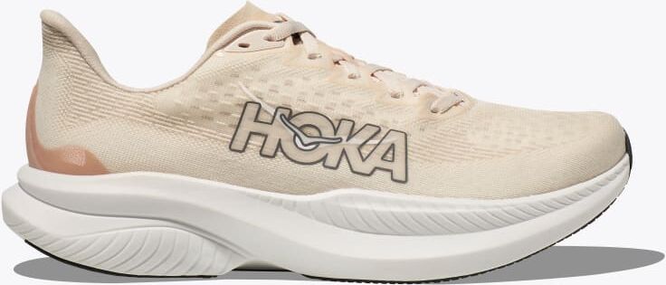 Hoka One HOKA Women's Mach 6 Shoes in Eggnog/Vanilla, Size 10.5 W