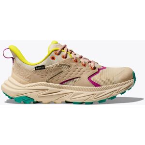 Hoka One HOKA Anacapa 2 Low GTX Hiking Shoes in Vanilla/Electric Aqua, Size 3.5Y