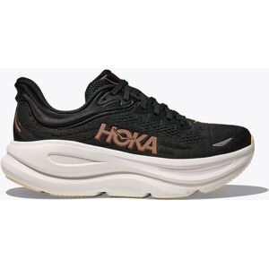 Hoka One HOKA Women's Bondi 9 Shoes in Black/Rose Gold, Size 9.5